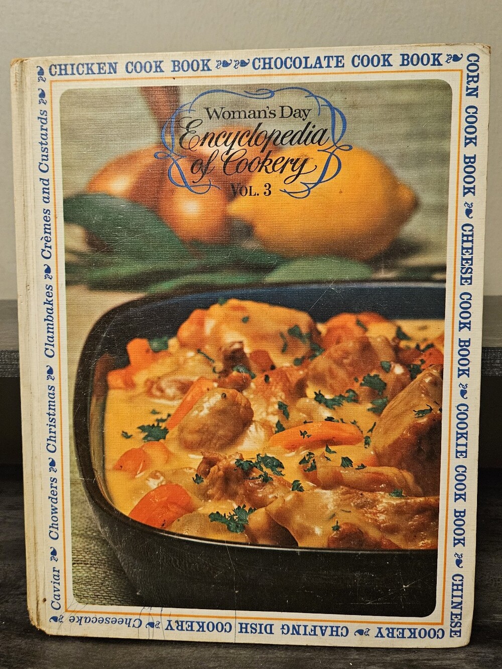 Vintage 1966 Woman's Day Encyclopedia of Cookery Vol 3 Hardcover